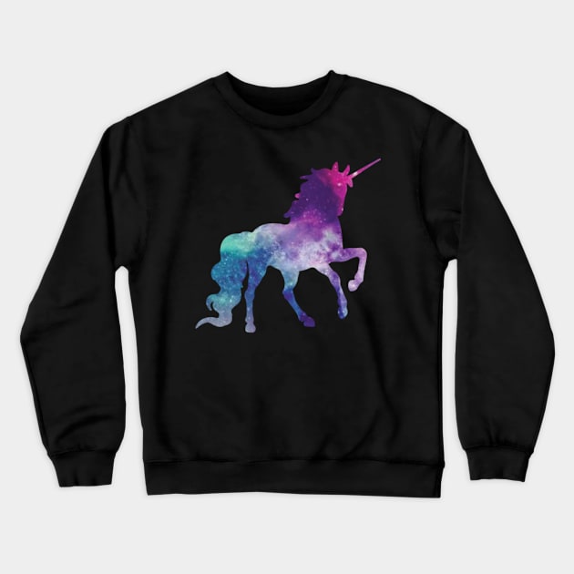 Unicorn Horse Myth Glitter Sparkle Glittering Gift- Crewneck Sweatshirt by Xizin Gao